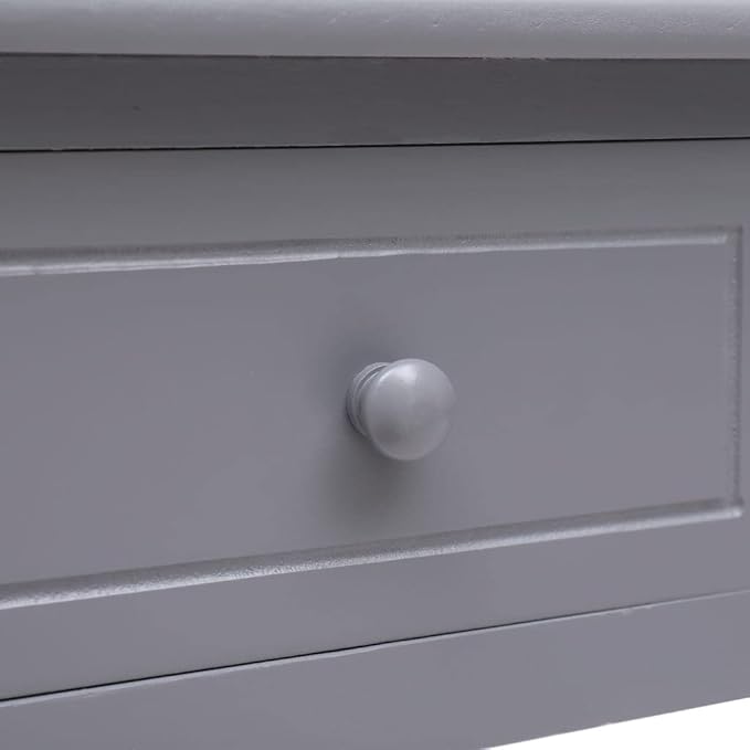 Computer DeskHome Office DeskStudy Writing Table for Home Office Modern Simple Style DeskWriting Desk Gray 43.3x17.7x29.9 Wood