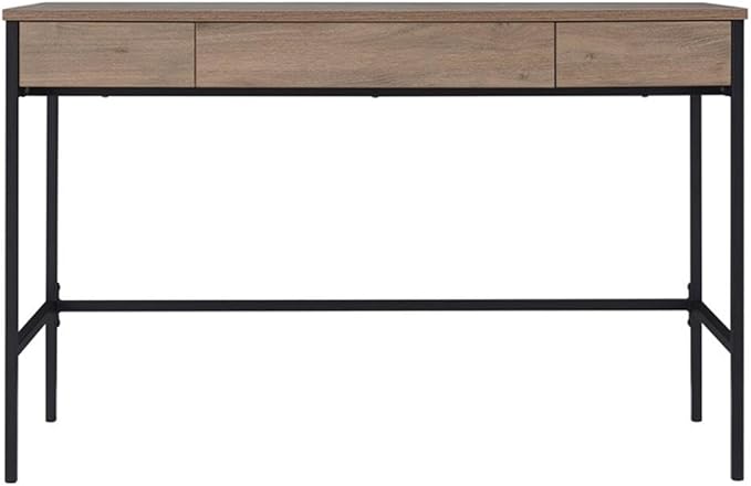 Evans 47.75'' Wide Rectangular Writing Desk in Antiqued Gray Oak