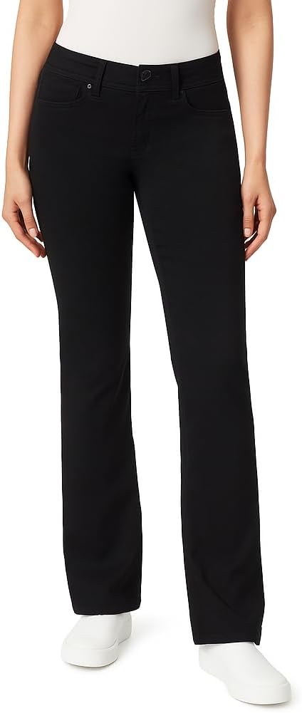 WallFlower Luscious Curvy Bootcut Jeans for Women Mid-Rise Insta Stretch Denim Size-Inclusive Juniors Jeans