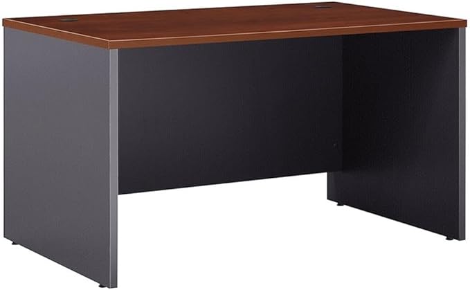 Bush Business Furniture Series C 48W x 30D Shell Desk in Hansen Cherry Office Workstation for Professional Use Compact Desktop Solution for Workspace