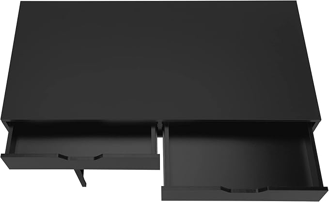 Monarch Specialties I 7556 Computer Desk Home Office Laptop Storage Drawers 48 L Work Metal Laminate Black Contemporary Modern