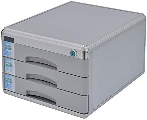 File cabinets High-Hardness Aluminum Alloy Material Lockable Desktop Drawer Organizer Landslide Track Small White Label Bookcase