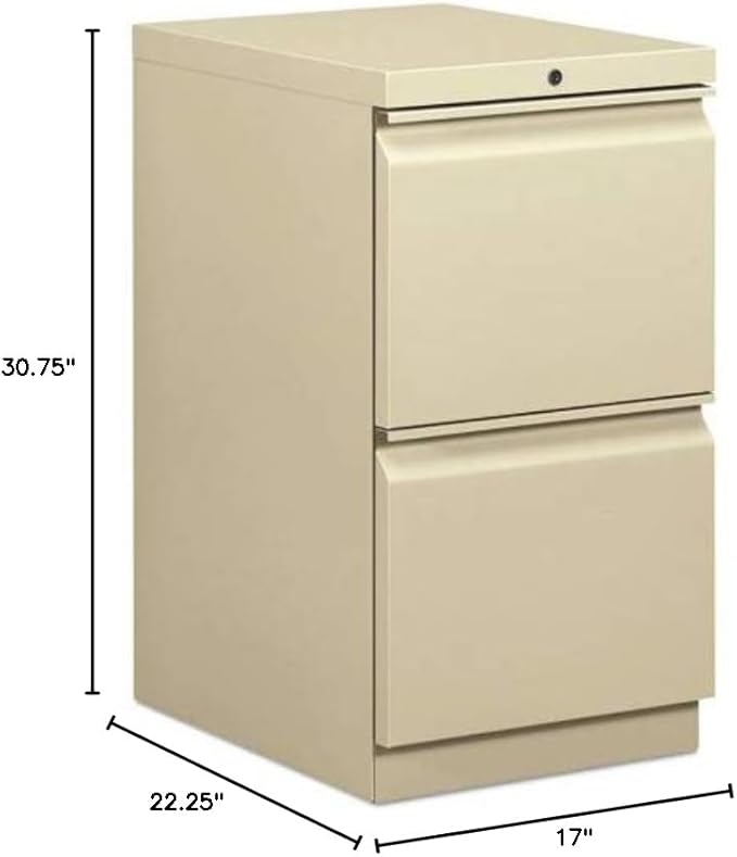 HON Brigade Series Efficiencies 2 Drawer Mobile File Cabinet