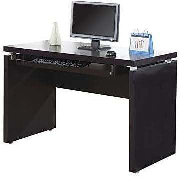 Maykoosh Home Office Desk - Computer Writing Desk - Cappuccino - 55 Wide