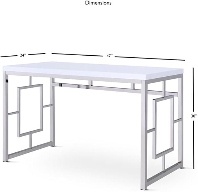 Steve Silver Company Alize Desk White