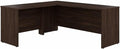 Bush Business Furniture Studio C 72W x 24D L Shaped Desk with 42W Return in Black Walnut