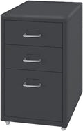 HASMI Filing Cabinet 3 Drawer Mobile File Cabinet Low Cabinet Drawer Cabinet Office Filing Cabinet Household Mobile Storage Cabinet Storage Cabinet (Color : A)
