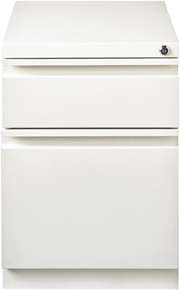 Hirsh Industries 2 Drawer Mobile Pedestal File Finish: Pearl White