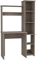 Tuhome Carell Furniture Modern Light Gray Engineered Wood Versalles Home Office Desk
