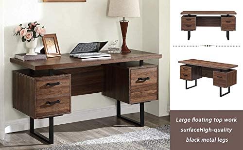 Modern Design Home Office Desk Writing Study Table with Drawers