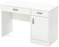 South Shore Axess Small Desk Pure White Contemporary