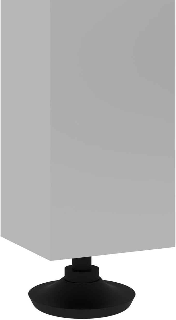 Pemberly Row 60 Writing Desk White Melamine Finish Metal Legs with Matte Silver Finish Durable Work Surface Scratch and Burn Resistant Levelers for Floor Adaptation Home Office Desk