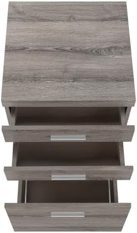 Mobile File Cabinet Rolling Printer Stand with 3 Drawers Filing Cabinet fits A4 or Letter Size for Home Office Under Office Desk Filing Cabinet Legal/Letter File Folders Printer Stand Home Office