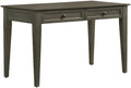Intercon San Mateo Home Office 50 Wide Writing Desk with 2 Drawers Gray