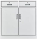HASMI Filing Cabinet Metal Cabinets Steel Filing Cabinet with Lock 2-Drawer Low Cabinet Small Storage Cabinet with Locks Steel Cabinet for Office Home Storage Cabinet (Size : 1.3mm)