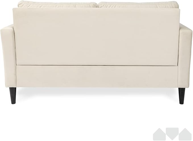 Milliard Small Couch Velvet Love Seat Small Couch for Tiny Spaces (57x 24 x 30.5)