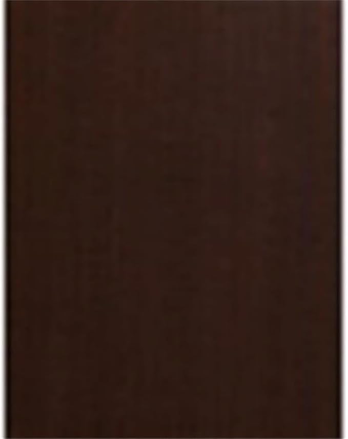 Scranton &amp Co Mobile 2-Drawer Pedestal File Cabinet Laminate Over Engineered Wood Mocha Cherry Finish Full-Extension Ball Bearing Slides Locking Drawers Compact Office Storage on Casters