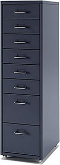 ELEFOCUS Boston Roll Container 8 Drawers Drawer Cabinet Steel Cabinet Filing Cabinets (Size:11X16X42.9INCHColor:Gray)