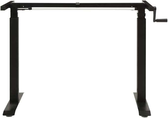 vidaXL Standing Desk Frame Adjustable Legs Computer Desk Base for Home Office