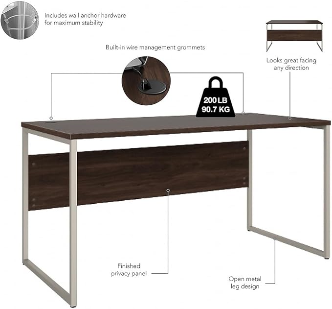 Bush Business Furniture Series C 72W x 30D 3 Position Sit to Stand L Shaped Desk with Mobile File Cabinet in Hansen Cherry/Graphite Gray
