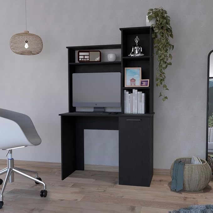Home Office Desk Computer Desk Dumas Office Black