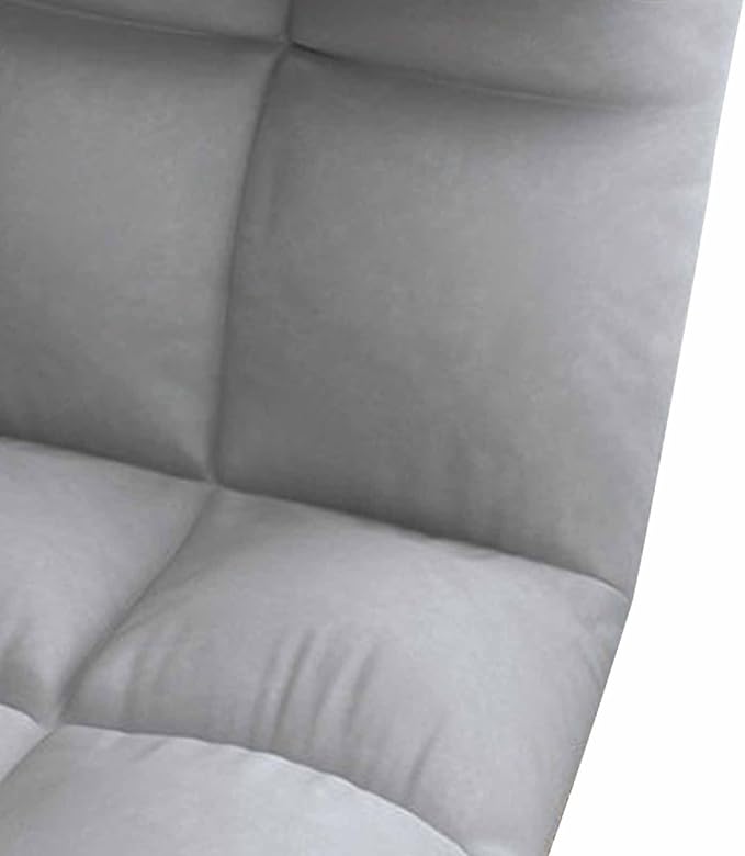 Denash Foldable Floor Lazy Sofa with Lumbar Pillow 5 Adjustable Positions Chaise Lounger Sofa with Back Support Soft Bean Bag Sofa Bed Floor Sofa for Home Living Room Bedroom
