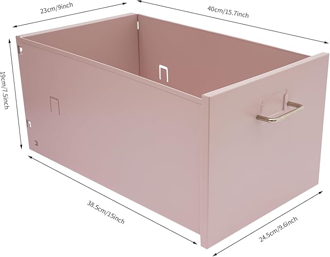 3 Drawer Metal Storage Cabinet Mobile File Cabinet with Lock Under Desk Office Storage Cabinet for Office &amp Home Fits Letter/Standard Sizes(Pink)