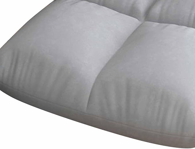 Denash Foldable Floor Lazy Sofa with Lumbar Pillow 5 Adjustable Positions Chaise Lounger Sofa with Back Support Soft Bean Bag Sofa Bed Floor Sofa for Home Living Room Bedroom