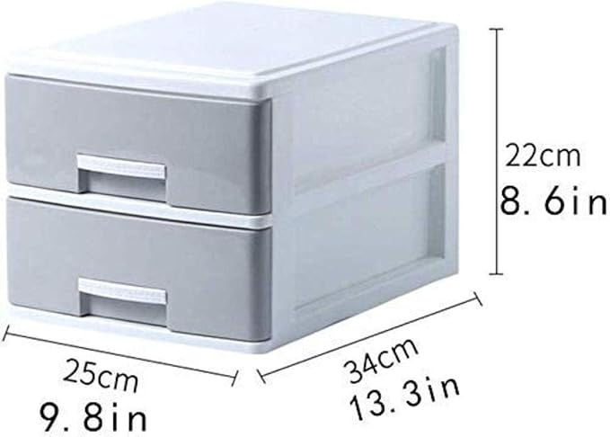 File Cabinet Partition Drawer Cabinet Dormitory Data Storage Cabinet Clothes Storage Box Plastic Home Office (Khaki)