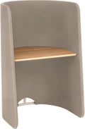 Safco Roam Personal Workstation Tan 33 w x 30 d x 51.5 h
