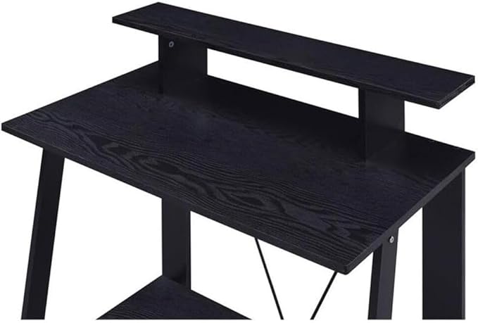 Maykoosh Black Writing Desk - Modern Computer Table for Home Office