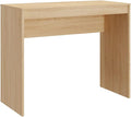 vidaXL Desk Standing Computer Desk Home Office Desk Workstation Table for Living Room Modern Style Sonoma Oak Engineered Wood