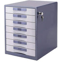 Filing Cabinets Office Storage Shelves Cabinets Various Supplies Kitchenette Cosmetics File Boxes (Blue One Size)