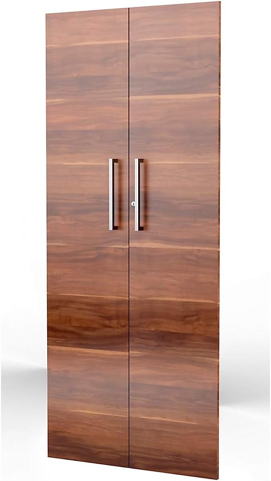 Crelobo ATOS-FL5-4555-4435 Filing Cabinet Wood White/Anthracite 80 x 38 x 183 cm