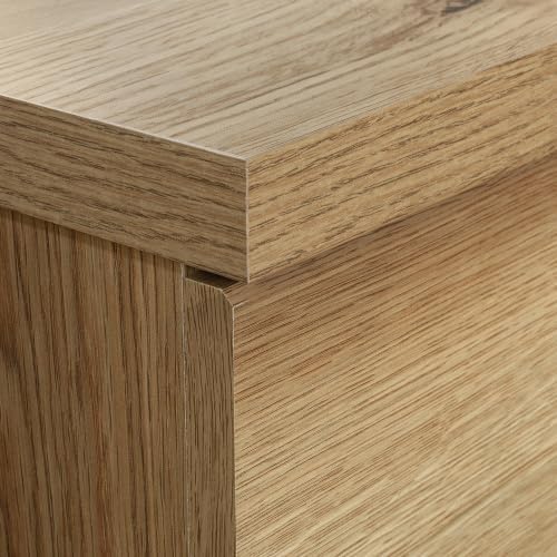 2 Drawer Small File Cabinet with Lock - Modern Farmhouse FurnitureUnder Desk Storage Drawers Organizer for Home Office Filing CabinetsBrown