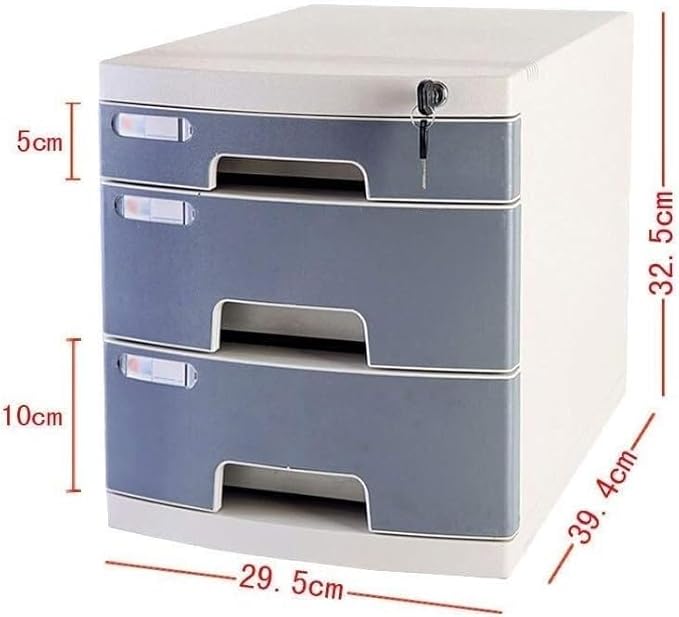 File Cabinet Lockable Data Office Drawer Cabinet Storage Drawer Desktop Organizer File