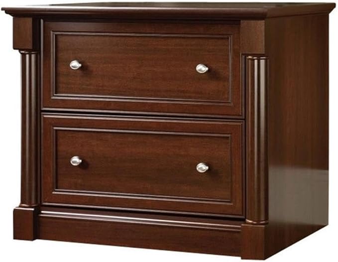 Pemberly Row 2 Drawers 29.61 Lateral Cherry Engineered Wood Filing Cabinet Easy Assembly Stationary Legal/Letter Size for Home Office