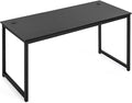Fencer Wire 55 Inch Computer Desk Home Office Desk Modern Work Desk Writing Desk for Small Space Simple Desk for Home Use &amp Office PC Table Gaming Desk Space-Saving Workstation Black
