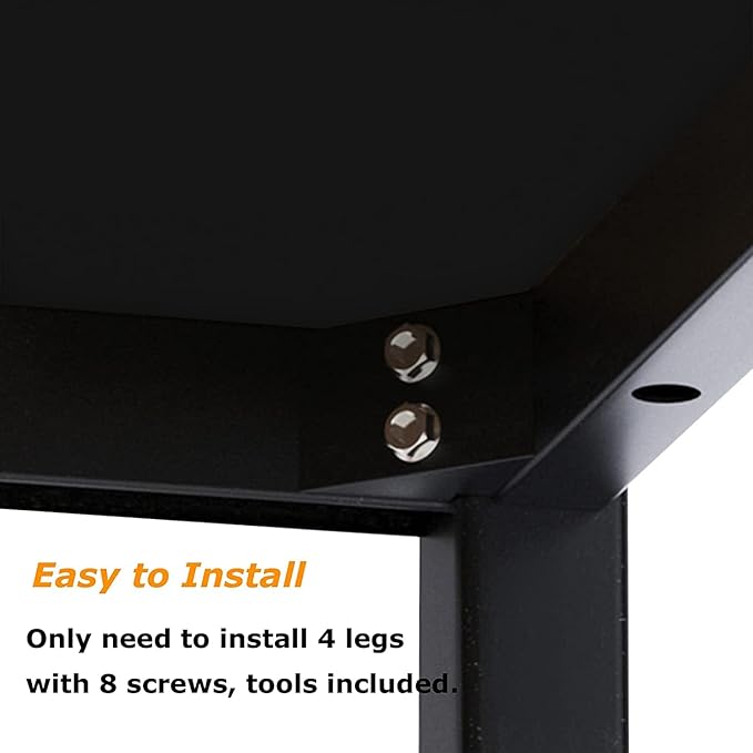 SogesGame Computer Desk31 inch Home Office Desks for Small Spaces Writing Study Corner Desk Modern Simple Style Laptop TableEasy to Assemble Black