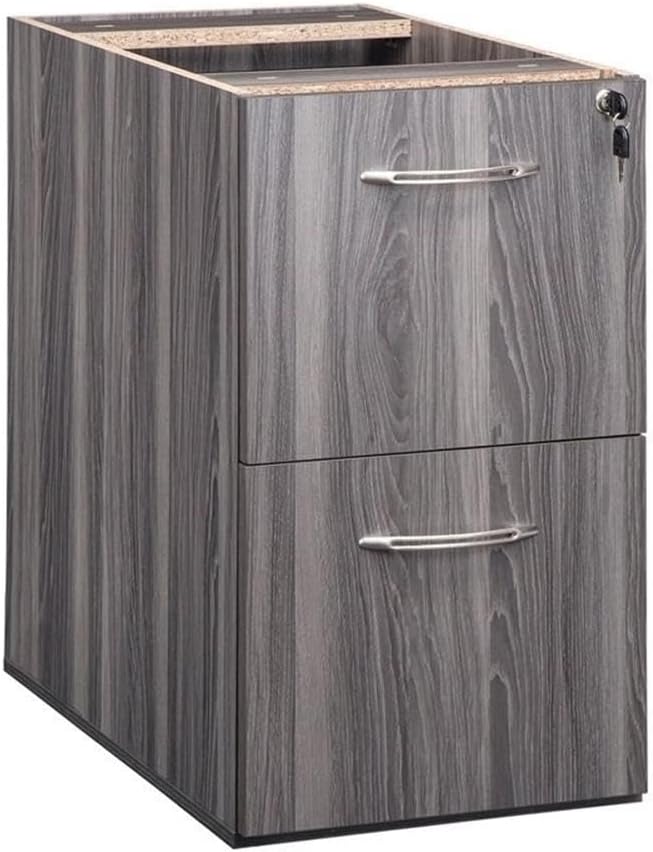 Safco Mayline AFF26LGS Aberdeen 26D Pedestal FF for use with Desk sold separately Gray Steel Tf