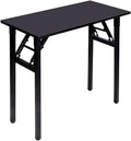 SogesGame 31.5 inches Small Desk Computer Desk for Small Space Small Folding Table Small Writing Desk Compact Desk Foldable Desk No Install