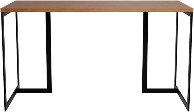 Manhattan Comfort Lexington Office Desk Maple Cream