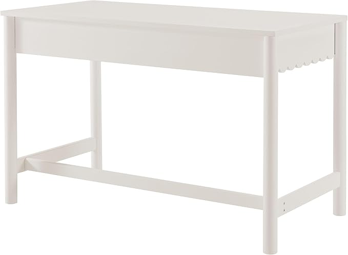 Modway Emmeline Scallop Desk in White