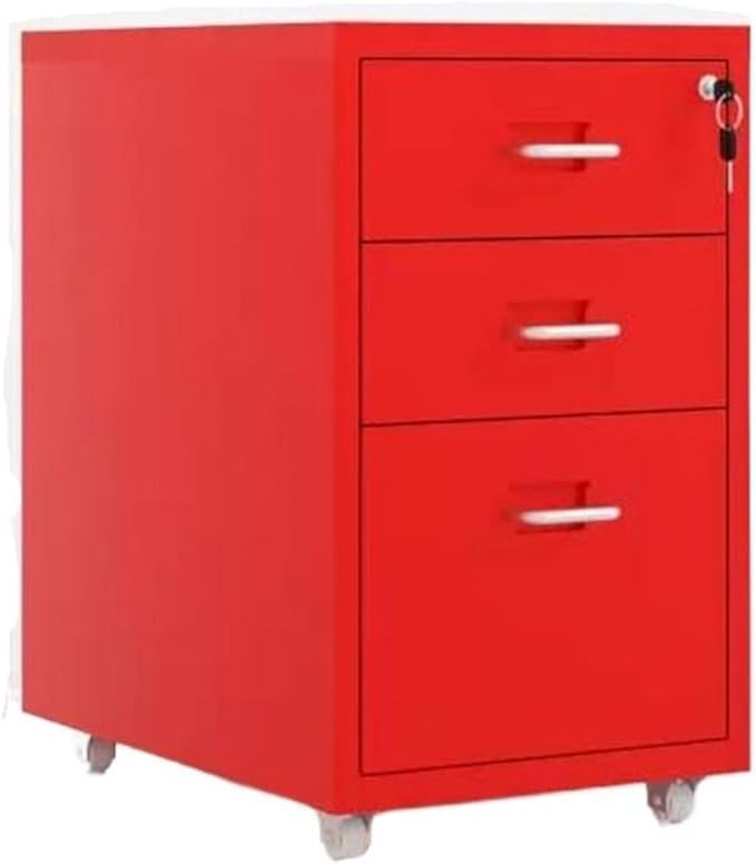 File Cabinet Cabinet Under Desk Cabinet with Lock Mobile Drawer Cabinet 3/5 /8 Drawers Storage Data Cabinet (Size : 3F)