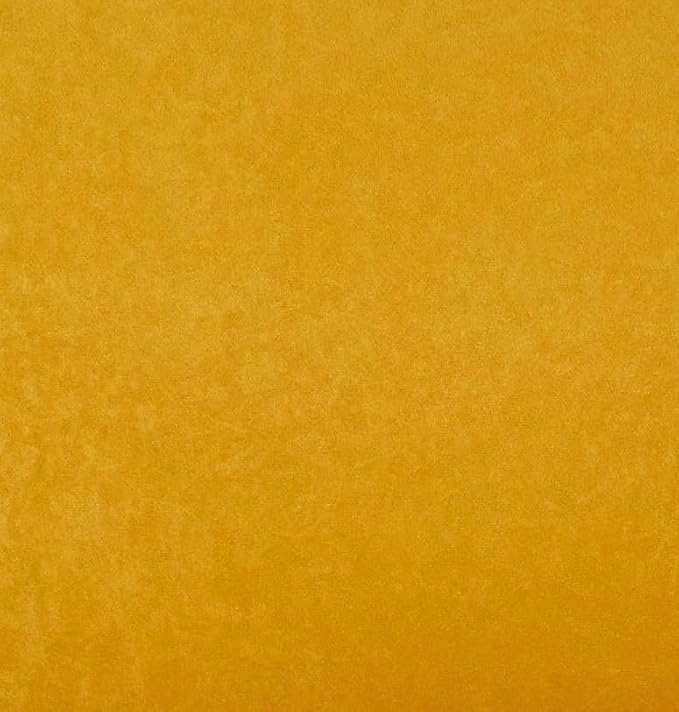 Modern Velvet Accent Chair with Channel Back Design Black Metal Legs and Soft Upholstery Comfortable Seating for Living Room Bedroom or Office Mustard Yellow