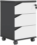 File Cabinet Under Desk Lockable Office Storage Cabinets(C)