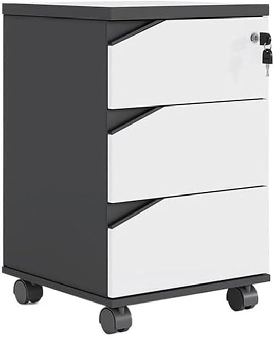 File Cabinet Under Desk Lockable Office Storage Cabinets(C)