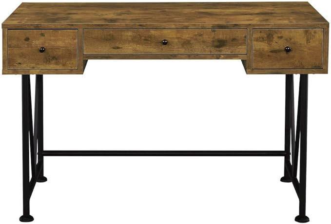 Office Desk with Drawers – Stylish Writing Desk with Storage Computer Desk for Home Office Study Desk with Shelves for Organized Workspace