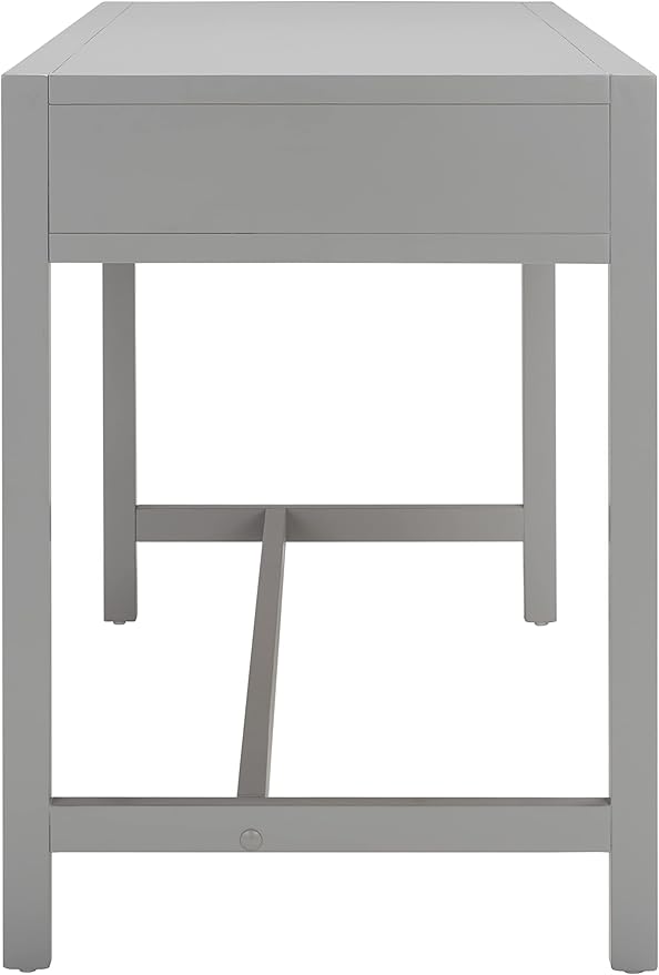 SAFAVIEH Home Collection Esther Grey 2-Drawer Desk