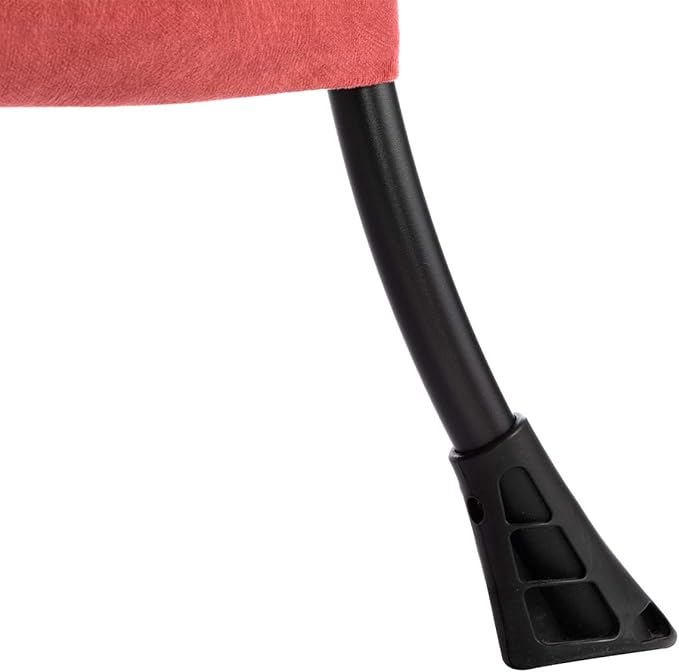 HollyHOME Lazy Chair with Armrest and Side Pocket Comfy Accent Lounge ChairLeisure Sofa Armchair for Living Room Bedroom Dorm or Small Spaces Oversized Reading Sofa Chair Textured Brick Red